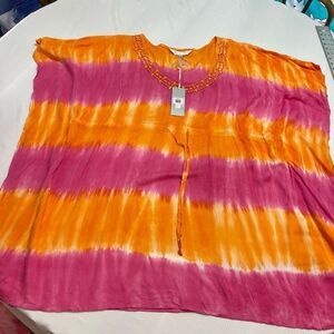 Amiani Resort Wear Sunset Coverup One Size New